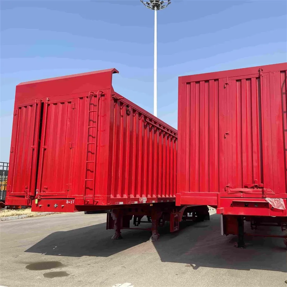 Treyler transport vositasi 40FT 53FT yopiq Box Tyripe Semi Treyler